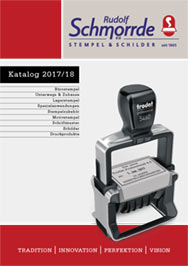 Der neue Schmorrde Stempel und Schilder Katalog 2017 ist da!