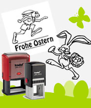 Osterstempel aus der Motivstempel Serie Feiertage und Feste