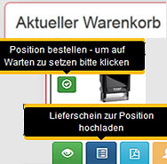 Stempelcloud-Tipp - Lieferscheinupload und Artikelsperrungen im Warenkorb